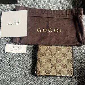 Gucci Brown and Tan Wallet
